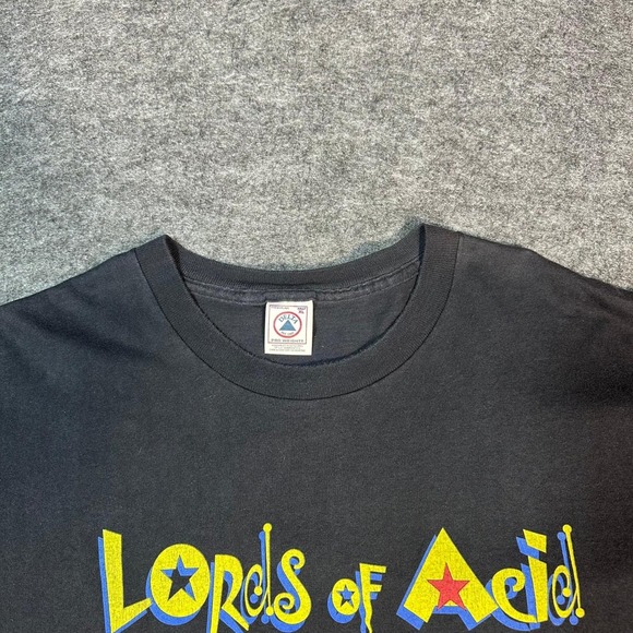 Rare Vintage 90s Lords of Acid Our Little Secret Tour Shirt Delta Pro Weight XL - Picture 16 of 16